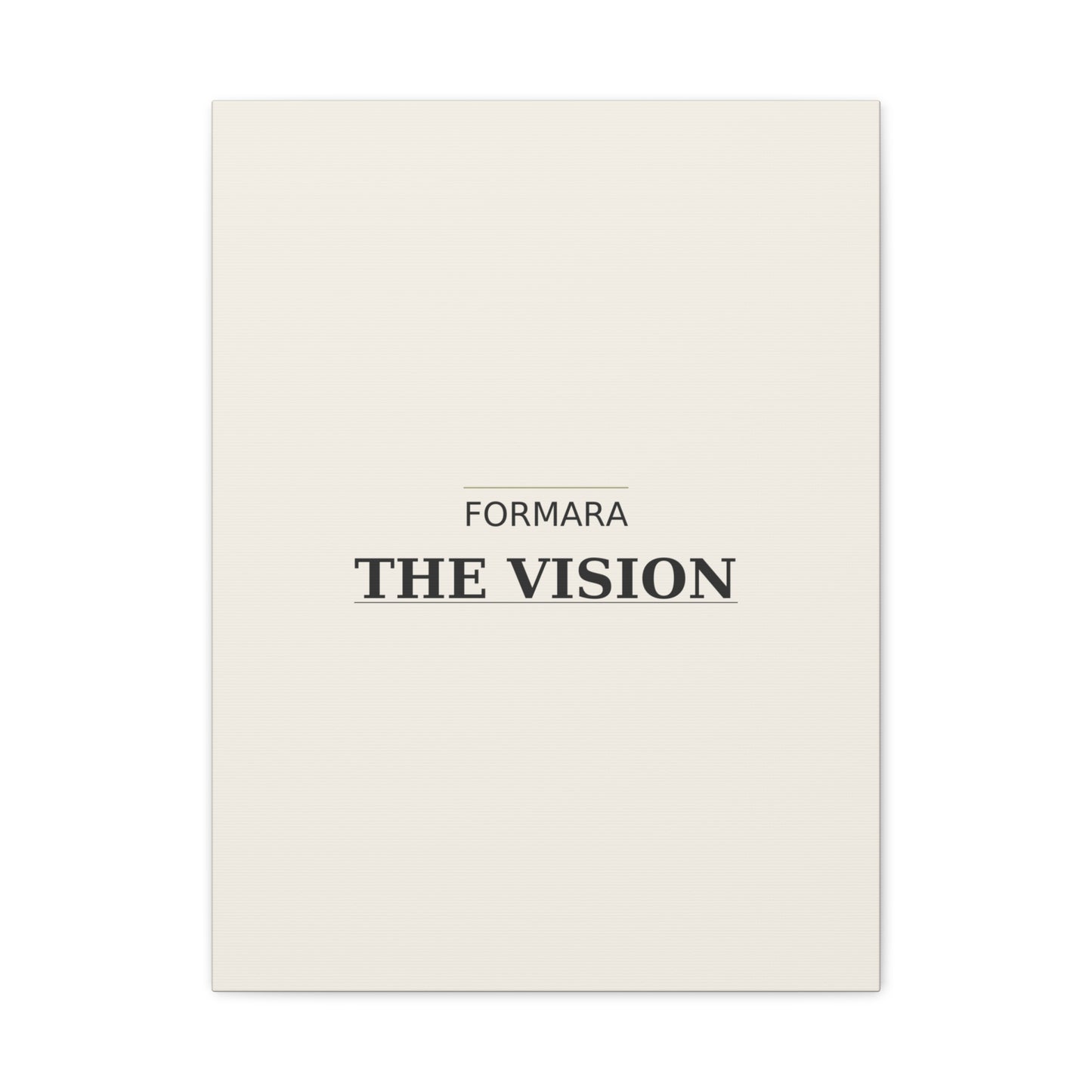 The Vision Canvas