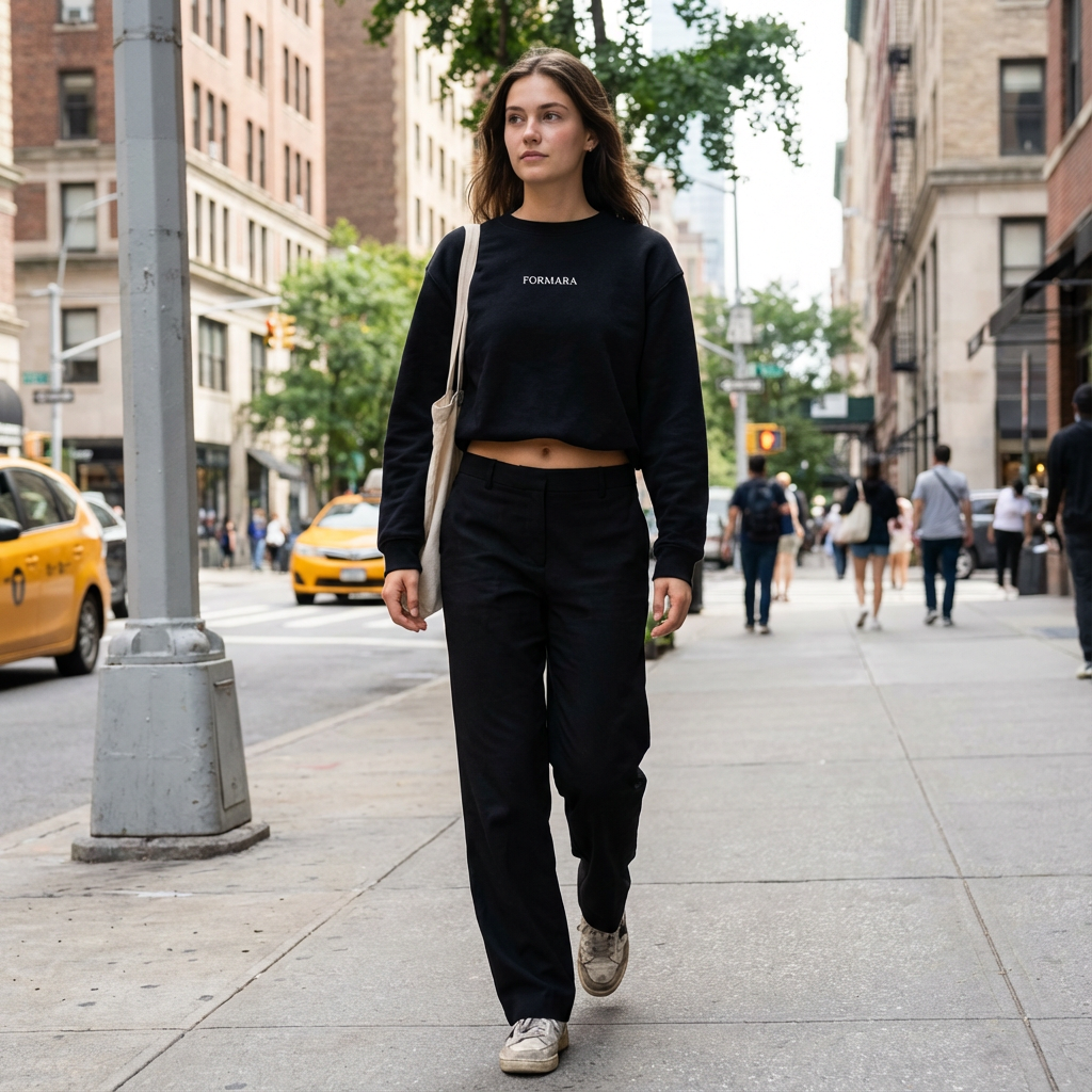 The Signature Cropped Sweatshirt