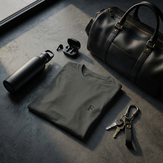 The Shadow Tee | Tone-on-Tone Embroidered