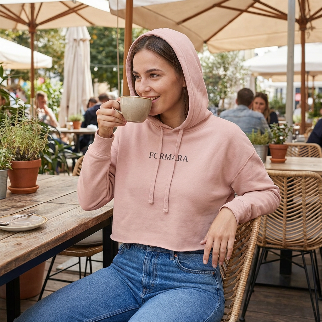 The Signature Cropped Hoodie