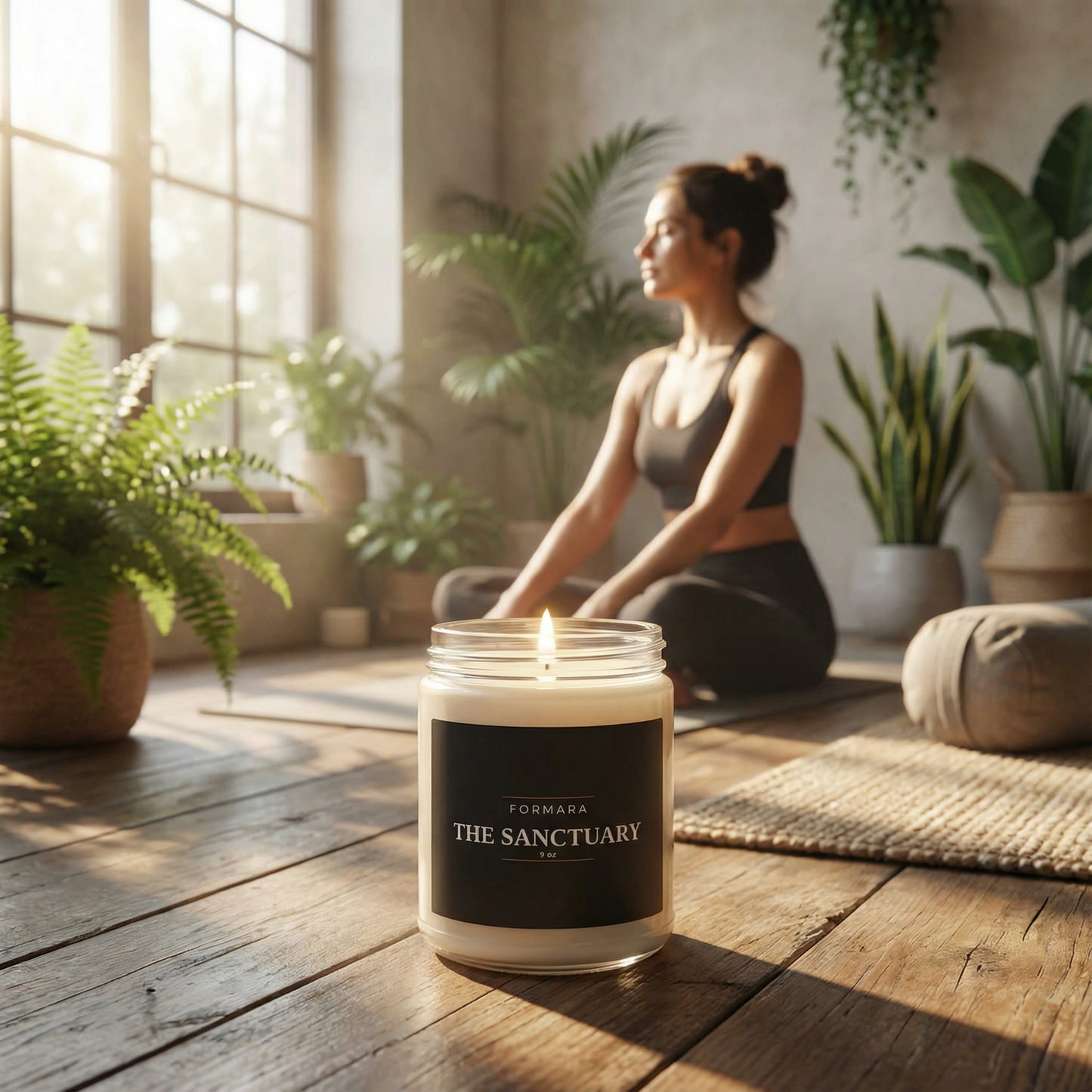 The Sanctuary Candle | Aesthetic Soy Wax Aromatherapy