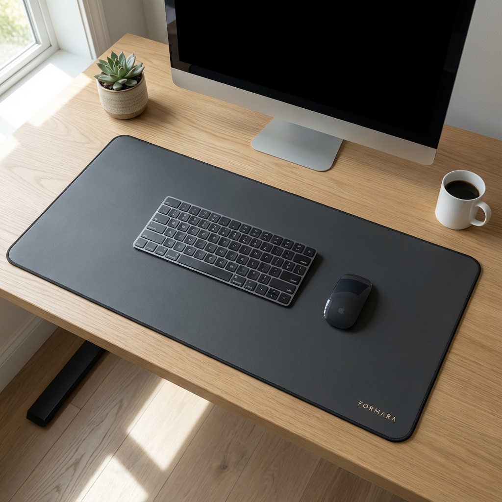 The Focus Desk Mat | Minimalist Workspace Essential