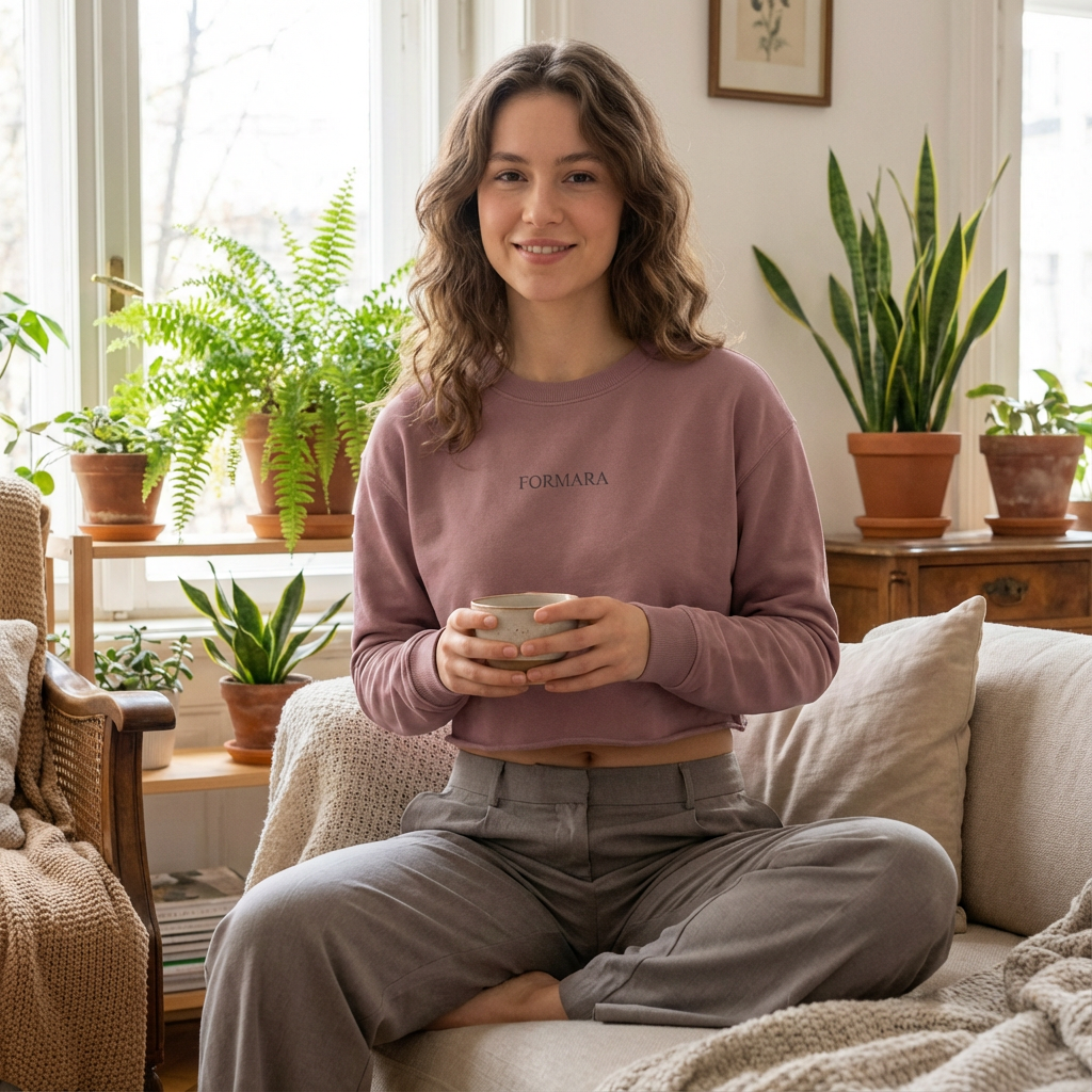 The Signature Cropped Sweatshirt
