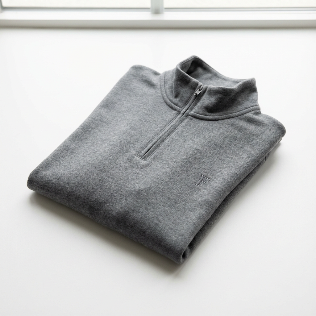 The Studio Quarter-Zip | Garment-Dyed & Embroidered