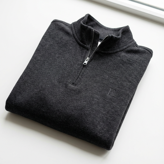 The Studio Quarter-Zip | Garment-Dyed & Embroidered