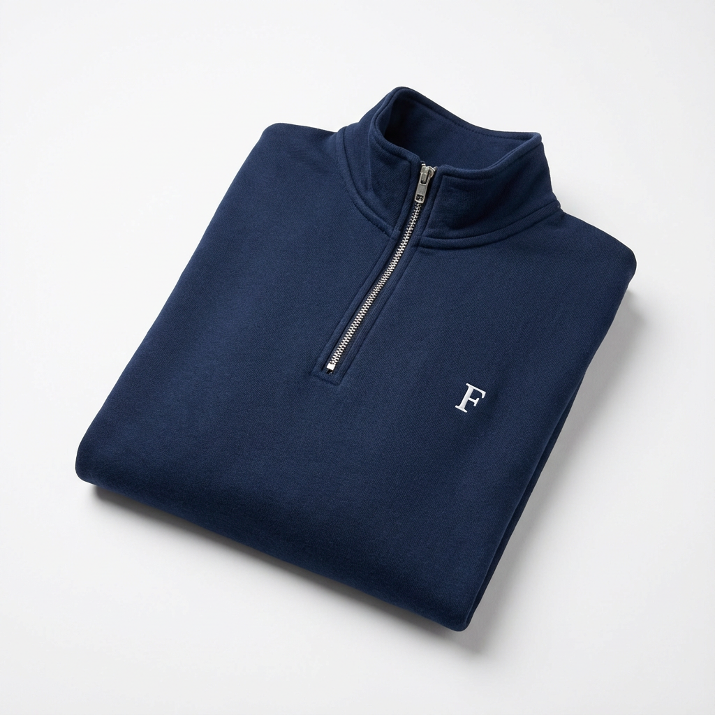 The Studio Quarter-Zip | Garment-Dyed & Embroidered