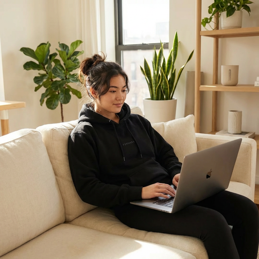 The Shadow Hoodie | Tone-on-Tone Embroidery